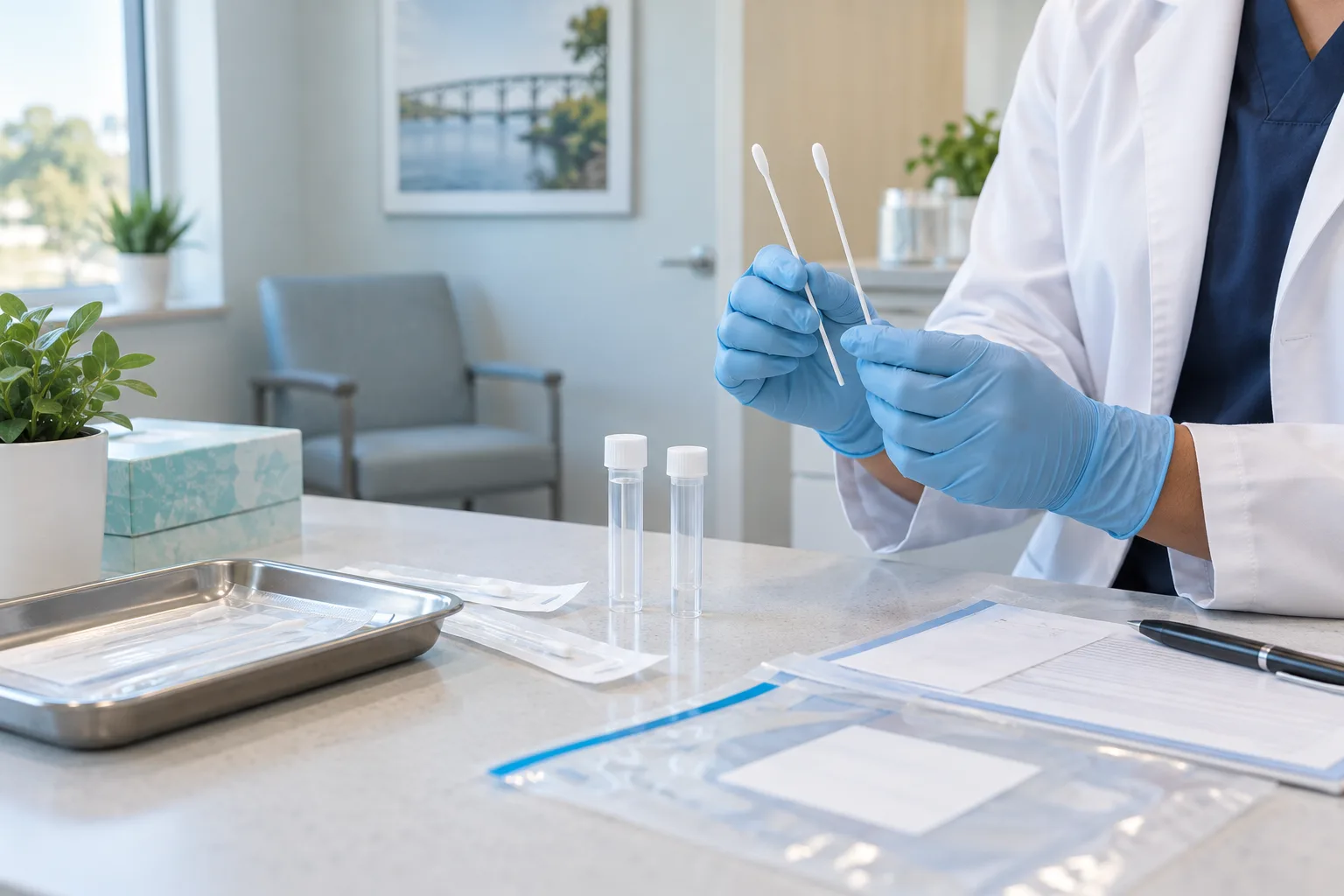 DNA collection for paternity testing in Metairie